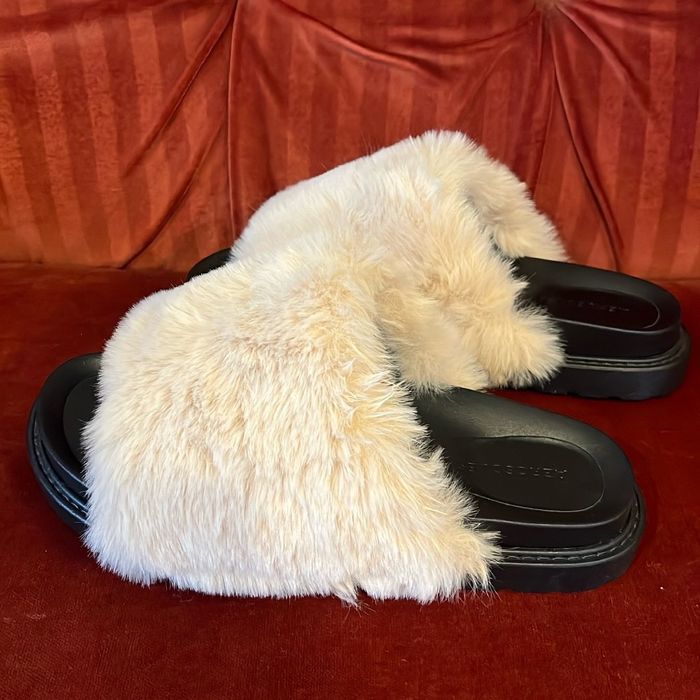 Aerosoles Fur Slide Slippers